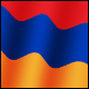3D Armenia Flag