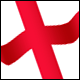 3D England Flag
