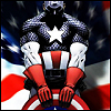 Captain America standing