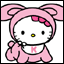 Hello Kitty Bunny Outfit