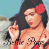 the pretty Bettie Page